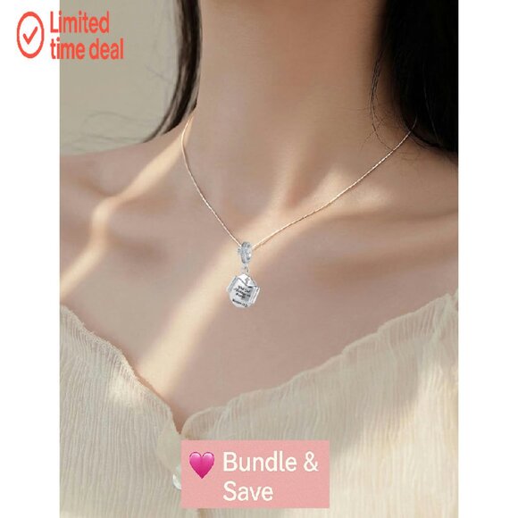 Christian Bible Charm Bead for Pandora Bracelets, Copper Religious Jewelry - Picture 7 of 8